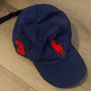 Polo ralph lauren big pony hat cap MCMLXVII Strapback Navy blue 3 embroidered